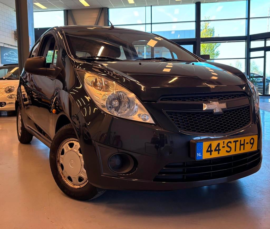 Chevrolet Spark 1.0 16V LS Bi-Fuel | LPG/Benzine (zuinig) |, Auto's, Chevrolet, Voorwielaandrijving, Euro 5, Stof, Zwart