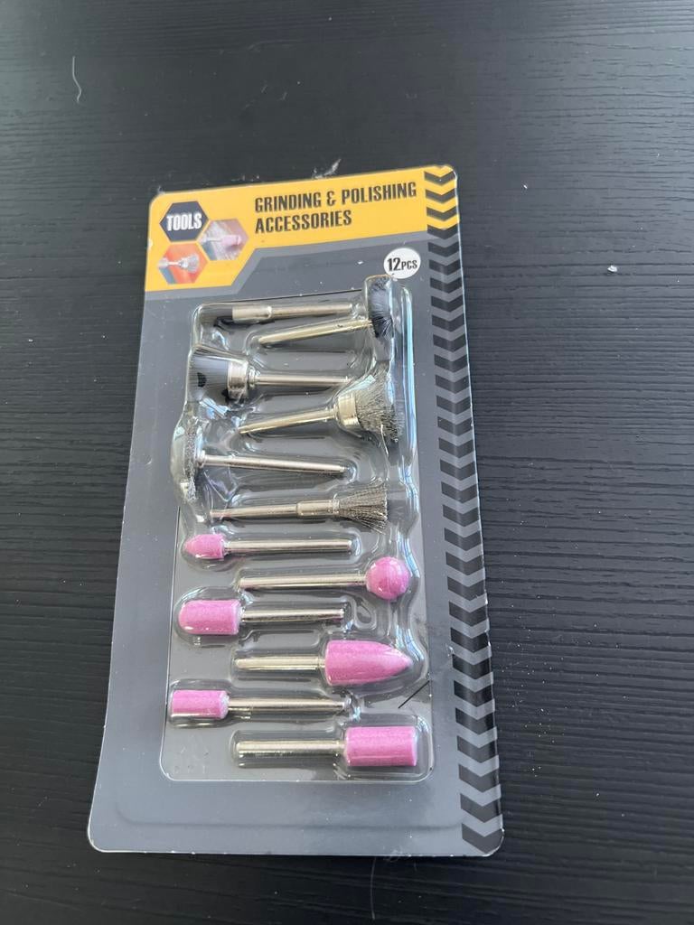 12-delige Slijp- en Polijstaccessoires Set, Ophalen of Verzenden, Nieuw