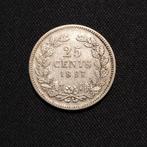 25 cent 1897, Verzenden, Zilver, 25 cent, Koningin Wilhelmina
