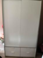 2x witte kleding kast, Gebruikt, 100 tot 150 cm, 200 cm of meer, Overige houtsoorten