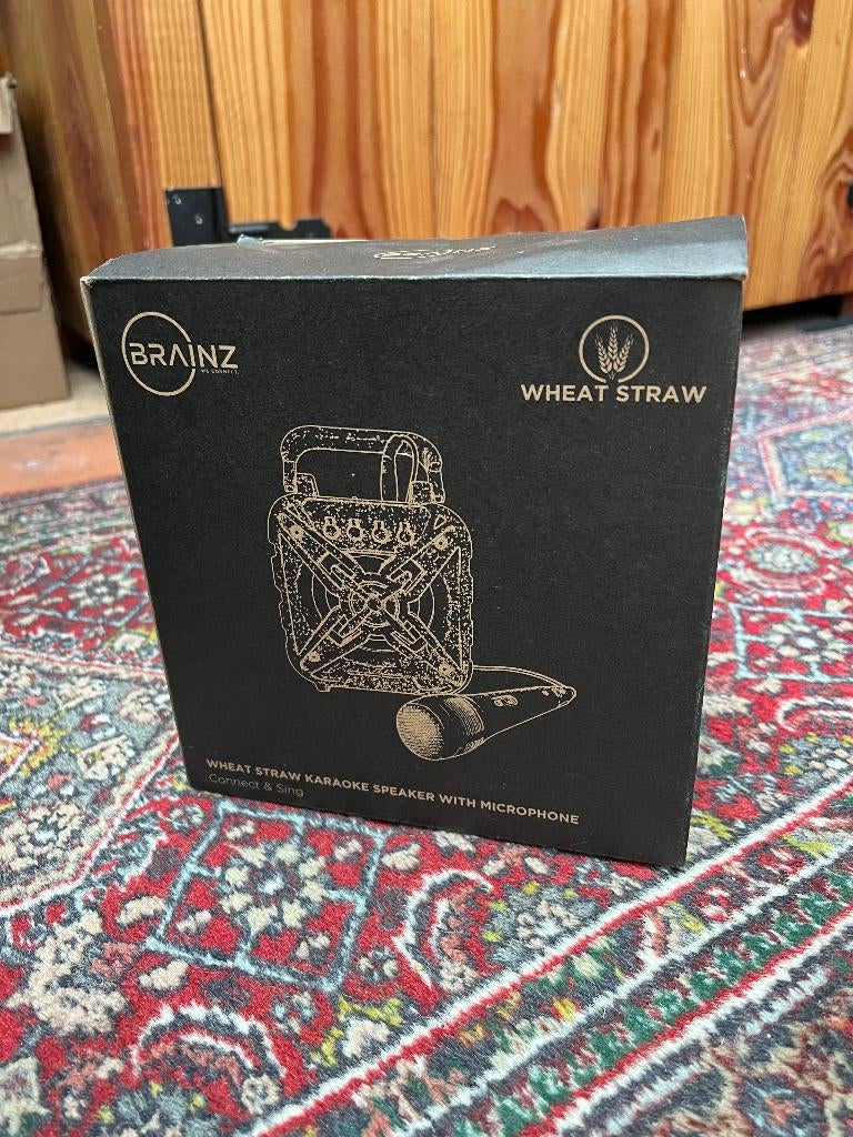 38610 – BRAINZ Karaoke Speaker Wheatstraw, Overige merken, Overige typen, Nieuw, Ophalen of Verzenden