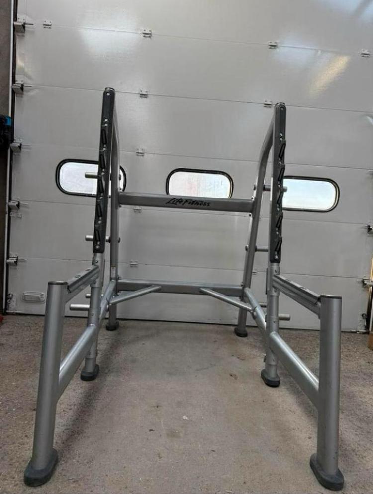 Life Fitness squatrek / Multi rek / Signature series, Ophalen, Benen, Gebruikt, -
