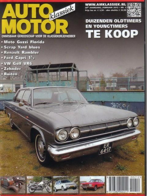 AMK 2 2012 : VW Golf VR6 - Ford Capri - Rover SD1 - Renault, Boeken, Auto's | Folders en Tijdschriften, Gelezen, Algemeen, Ophalen of Verzenden