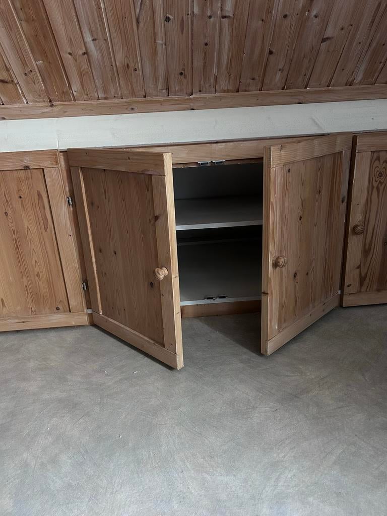 4 houten kastdeurtjes, Huis en Inrichting, Kasten | Dressoirs, Ophalen, Zo goed als nieuw, 25 tot 50 cm, 50 tot 100 cm