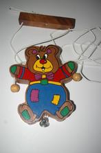 Houten klimbeer  en houten box/wagen hanger., Ophalen of Verzenden, Nieuw, Jongen of Meisje