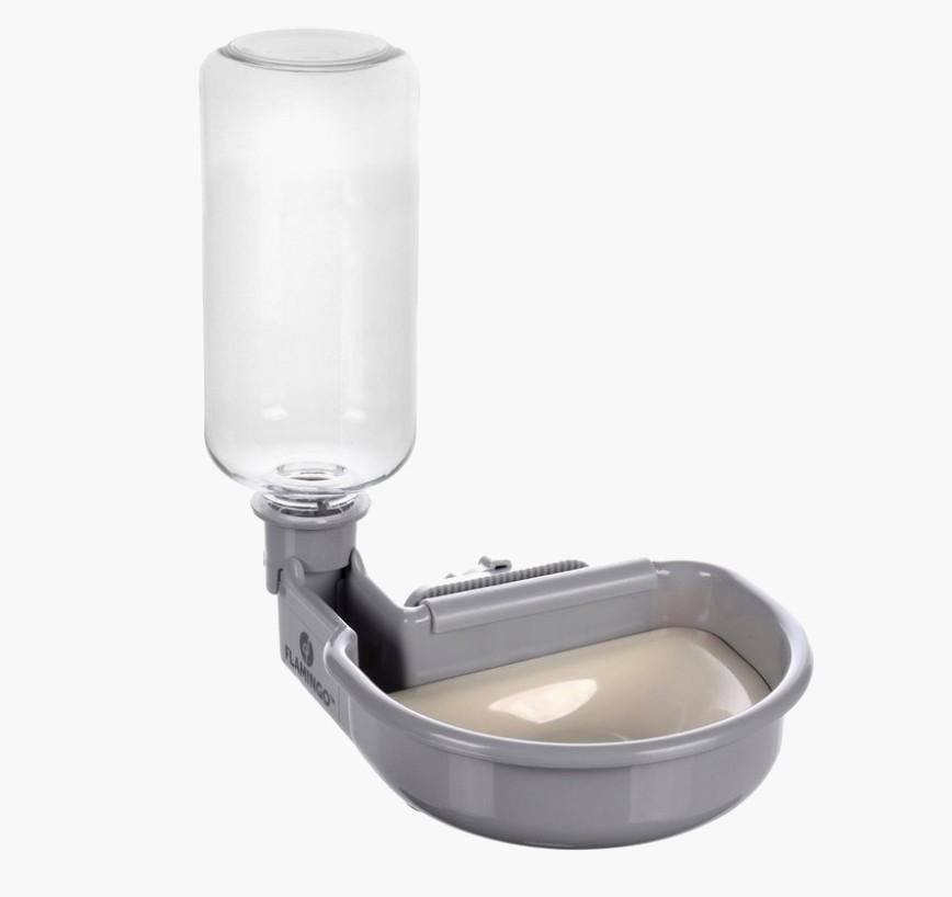 Flamingo drinkbak, Dieren en Toebehoren, Hondenvoerbakken en Drinkbakken, Ophalen of Verzenden, Verstelbaar, Zo goed als nieuw