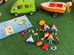Playmobil 4144 familie auto met boot, Ophalen of Verzenden, Zo goed als nieuw