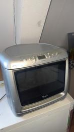 Goed werkende Whirlpool magnetron - Schoon en klaar voor geb, Ophalen, Gebruikt, Magnetron, Draaiplateau