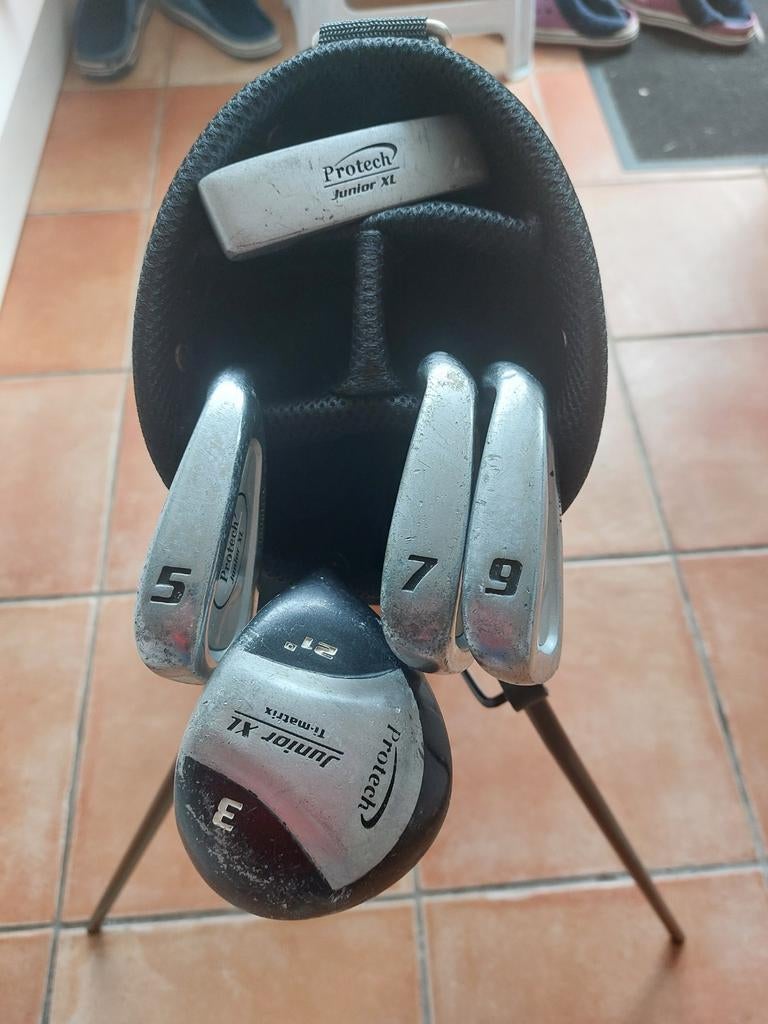 Protech Junior XL golfset met tas, Sport en Fitness, Golf, Ophalen of Verzenden, Gebruikt, Set, Overige merken