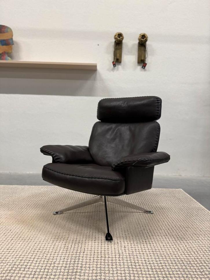 Nieuw De Sede 31 111 Fauteuil Hoog Bruin leer design stoel, Huis en Inrichting, Fauteuils, Nieuw, Leer, 50 tot 75 cm, 75 tot 100 cm
