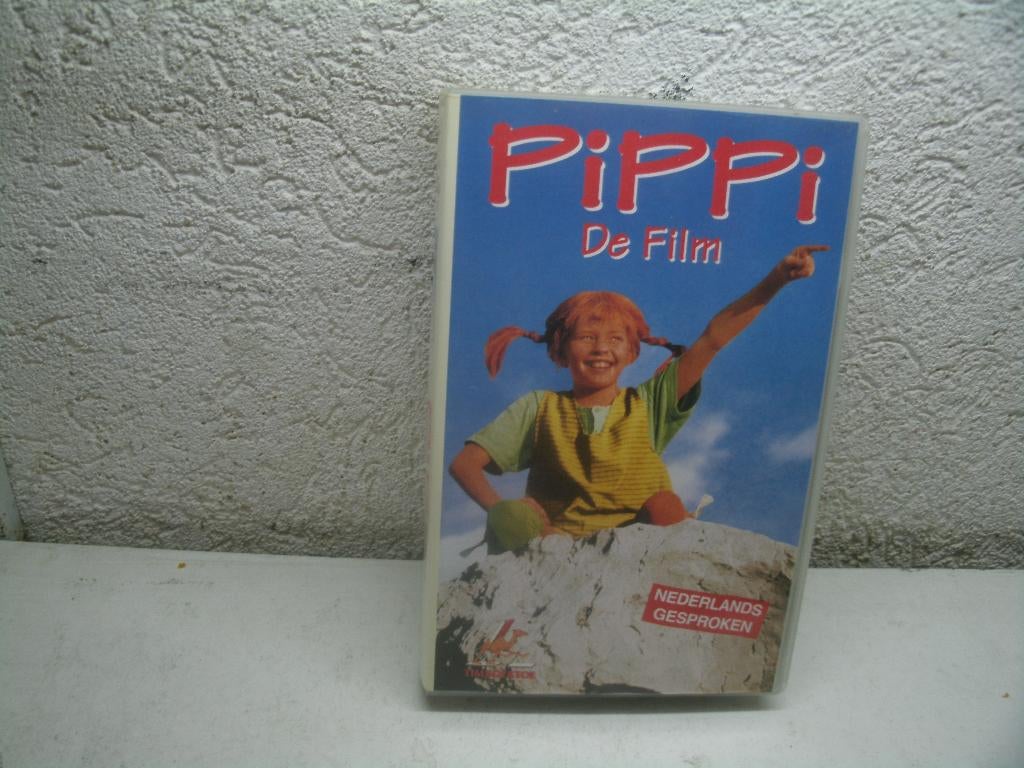 vhs 170a pippi langkous de film, Cd's en Dvd's, VHS | Kinderen en Jeugd, Gebruikt, Alle leeftijden, Kinderprogramma's en -films