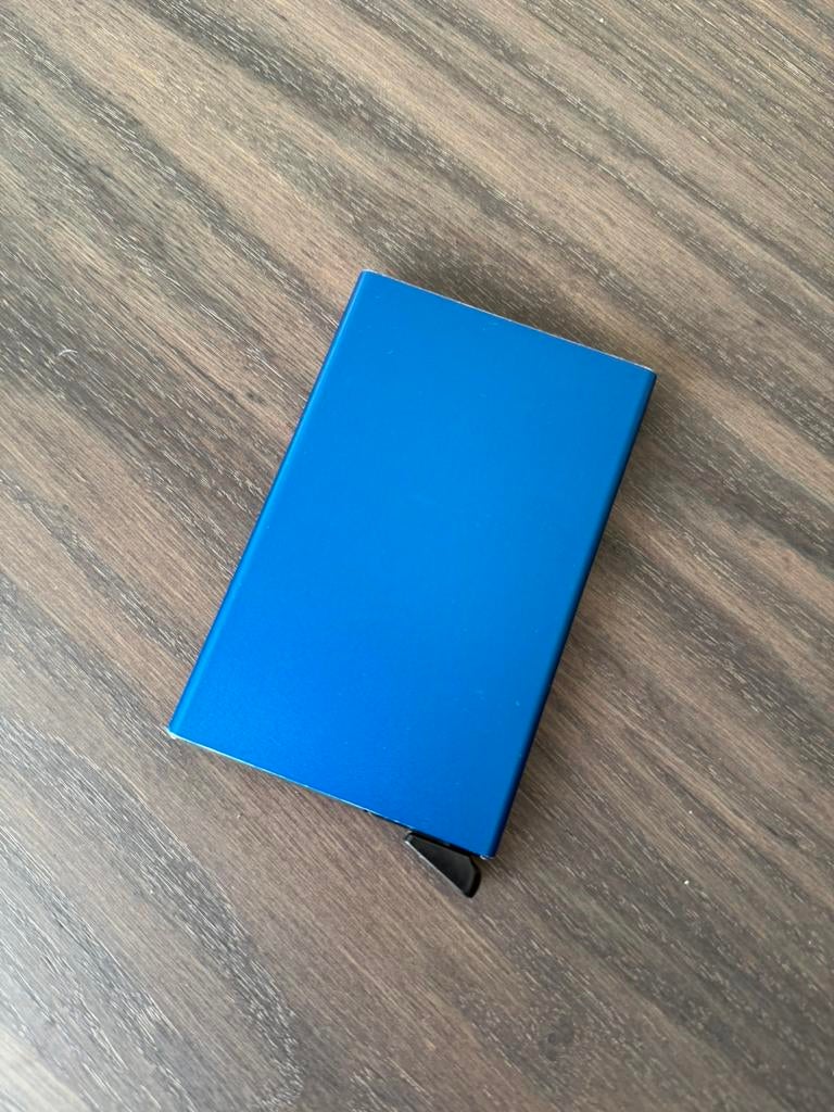 Secrid Card Protector Blauw, Ophalen of Verzenden, Zo goed als nieuw, Blauw
