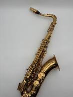 Yamaha YTS-34II tenor saxofoon met vintage leren tas, Ophalen of Verzenden, Gebruikt, Tenor, Met koffer