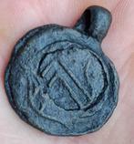 Bodemvondst - tin - zegellood / lakenlood - 17e eeuw - RRR, Ophalen of Verzenden
