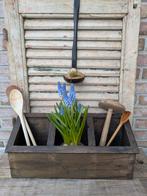 Oude Houten Gruttersbak / Bestekbak, Ophalen of Verzenden