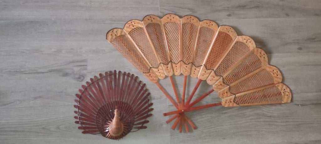 Vogel waaier, Huis en Inrichting, Ophalen, Gebruikt