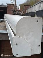 Zonnescherm knikarmscherm Brustor, Tuin en Terras, Zonneschermen, Ophalen, Gebruikt, 450 cm of meer, Knikarmscherm