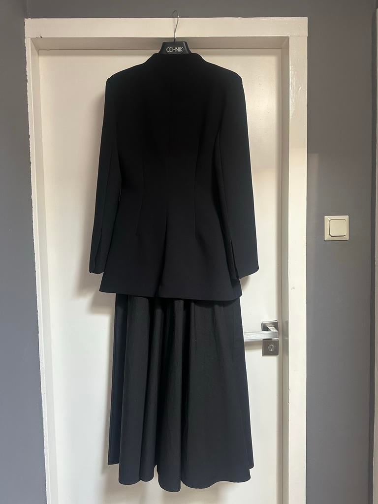 Zwarte Zara blazer en rok set, maat S, Ophalen of Verzenden, Nieuw, Maat 36 (S), Zwart