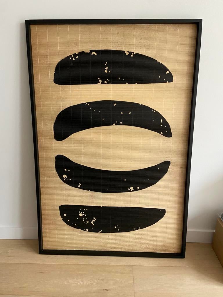By-Boo Kyoto large wanddecoratie hout bamboe van € 109,- >, Huis en Inrichting, Ophalen