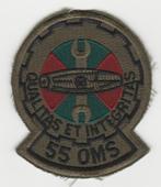 Embleem USAF - 55th Organizational Maintenance Squadron, Verzamelen, Ophalen of Verzenden, Luchtmacht, Nederland, Embleem of Badge