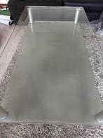 Gratis Glazen Salontafel, Ophalen, Gebruikt, 100 tot 150 cm, 50 tot 100 cm