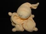 DIFRAX SLAAPPOPJE KNUFFELDOEKJE BADSTOF ORANJE GEEL MET BOL, Verzenden, Nieuw, Overige typen