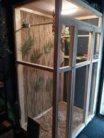 Volière vogelkooi, Ophalen of Verzenden, Gebruikt, Hout, Vogelkooi