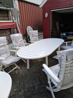 6 pers goeie kwaliteit hartman eethoek compleet, Tuin en Terras, Tuinmeubel-accessoires, Ophalen, Zo goed als nieuw