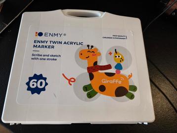 Enmy twin acrylic markers beschikbaar voor biedingen