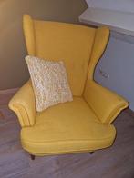 Okergele Ikea Fauteuil, Huis en Inrichting, Ophalen, Gebruikt, Minder dan 75 cm, Scandinavisch