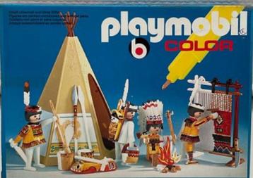 Playmobil color set indianen 3621 (ingekleurd) beschikbaar voor biedingen