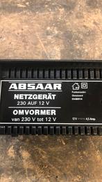 Absaar omvormer van 230 V naar 12 V, Auto-onderdelen, Accu's en Toebehoren, Ophalen of Verzenden, Gebruikt