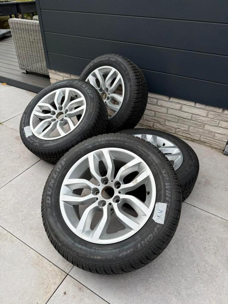 BMW X3 2017 originele winterset in zeer nette staat, Auto-onderdelen, Banden en Velgen, Banden en Velgen, Winterbanden, 17 inch