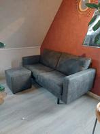 Antraciet tweezitsbank, Ophalen, 150 tot 200 cm, Tweepersoons, 75 tot 100 cm