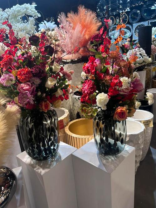 Vazen met bloemen ERIK KUSTER  schelpvazen zelf ontwerpen, Huis en Inrichting, Woonaccessoires | Overige, Nieuw, Ophalen of Verzenden