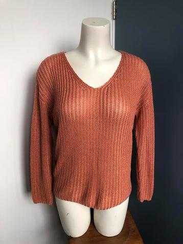 Norah zalmroze ruimvallend truitje 36 gebreid beschikbaar voor biedingen