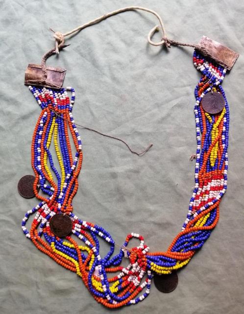 Naga of Bonda ketting Tribal Jewelry, Sieraden, Tassen en Uiterlijk, Antieke sieraden, Ketting, Overige materialen, Ophalen of Verzenden