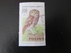 Postzegel Vogel: Steenuil uit Polen, Ophalen of Verzenden, Gestempeld, Dier of Natuur