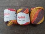 Katia Tropic geel/oranje/bruin breigaren / haakgaren, Hobby en Vrije tijd, Breien en Haken, Nieuw, Breien of Haken, Wol of Garen