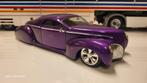Hot Wheels Lincoln Zephyr Chopped Purple Metallic - 1937, Gebruikt, Auto, Ophalen of Verzenden, Hot Wheels