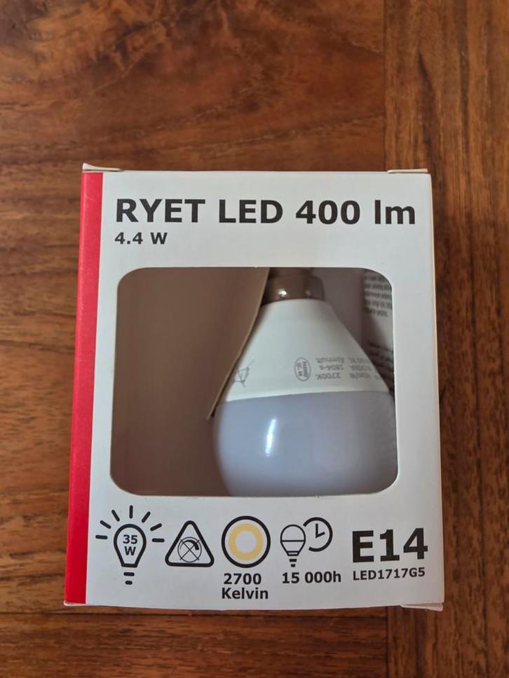 IKEA Ryet LED Lamp - 400 Lumen, Huis en Inrichting, Lampen | Losse lampen, Ophalen of Verzenden