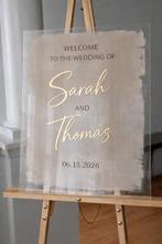 Gepersonaliseerd Welkomstbord – Bruiloft / Verjaardag, Ophalen of Verzenden, Nieuw, Geboorte of Huwelijk
