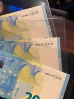 Eurobiljetten 20€ 15 stuks serie nummer opvolgend, Postzegels en Munten, Bankbiljetten | Europa | Eurobiljetten, Ophalen of Verzenden