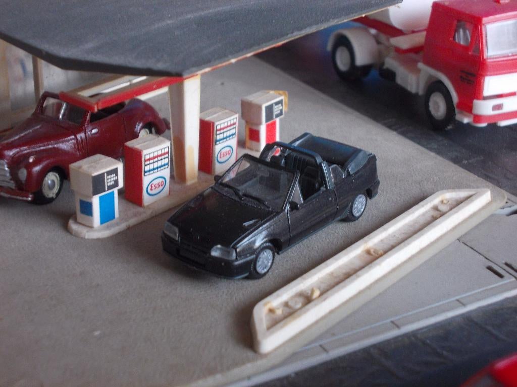 Opel Kadett E Gsi Cabrio - Herpa zwart, Hobby en Vrije tijd, Ophalen of Verzenden, Zo goed als nieuw, Auto, Herpa