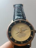 Vintage Horloge met Duif Motief, Overige merken, Overige materialen, Polshorloge, Ophalen of Verzenden