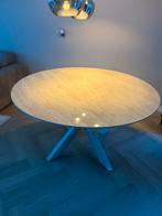 Keramische tafel op maat, Ophalen, Zo goed als nieuw, Vijf personen of meer, Rond