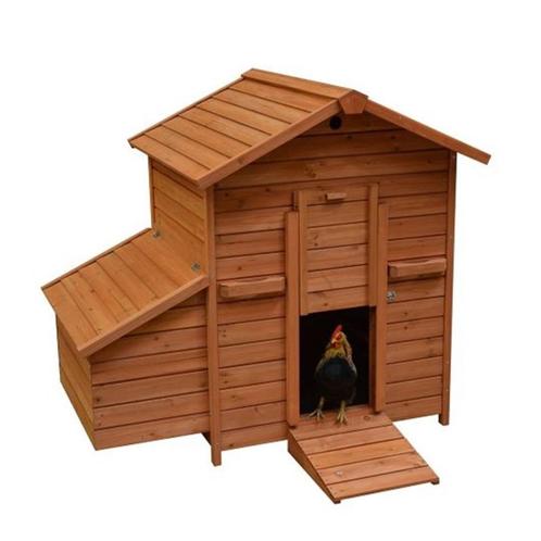 Duvo + woodland kippenhok goldie 121x81,6x109cm bruin, Dieren en Toebehoren, Overige Dieren-accessoires, Nieuw, Ophalen of Verzenden
