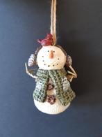 Sneeuwpop met kardinaal kerstornament Kurt S. Adler, Diversen, Kerst, Verzenden, Nieuw