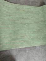 Groen behang met gouden strepen - 7 rollen, Ophalen, Minder dan 10 m², Groen