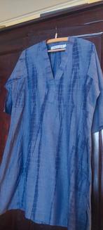 Blauwe Tie Dye katoenen jurk maat L nieuw, Blauw, Maat 42/44 (L), Comfort Zone, Nieuw